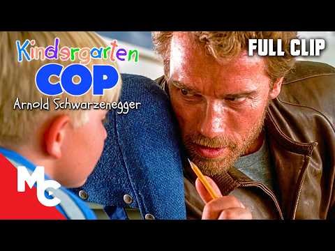 This Tough Detective Has To Become A Kindergarten Teacher | Kindergarten Cop | Comedy Movie Clip