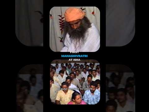 Sadhguru Recounts Isha’s First Mahashivratri