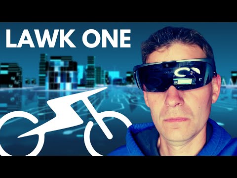 The future is now. Lawk One AR glasses for biking