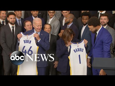 White House welcomes Golden State Warriors