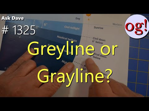 Greyline or Grayline? (#1325)