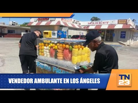 Vendedor ambulante en Los Ángeles