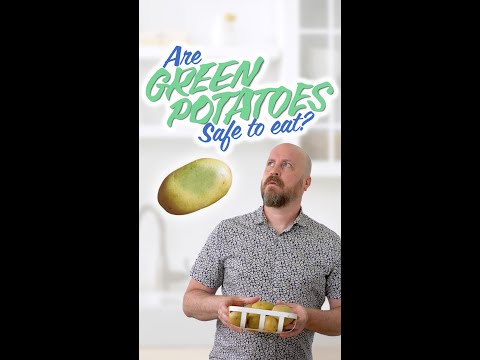 Are Green Potatoes Safe to Eat" | Shorts