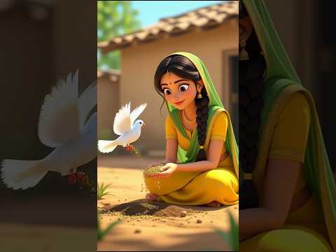 बच्ची का बगीचा उजड़ा! 😢 कबूतर ने कैसे बचाया? 🕊️ #3danimation  #cartoon  #animations  #youtubeshorts