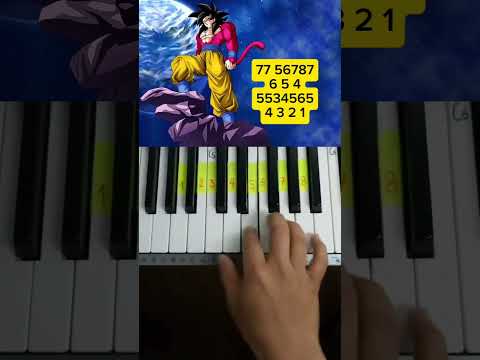 Mi Corazón Encantado / Dragón Ball Gt #piano #pianotutorial #shorts