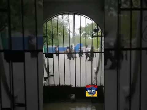 A lo Macondo: Familiares y amigos dan último adiós a hombre bajo fuerte aguacero en Palmar de Varela
