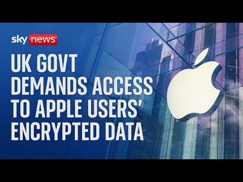 Apple ordered by UK government to let it access users' encrypted files, reports say