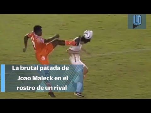 Joao Maleck y su brutal patada a un rival en la Liga de Expansión