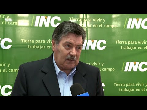 Entrevista al presidente del Instituto Nacional de Colonización, Julio César Cardozo