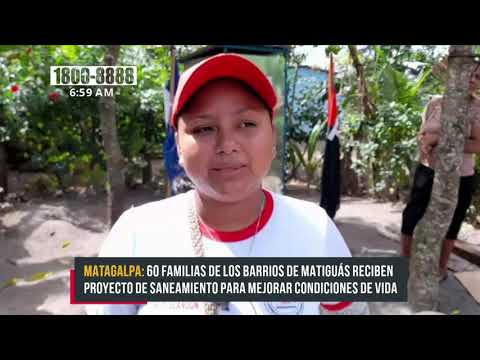 20 Familias de los barrios de Matiguás reciben letrinas - Nicaragua