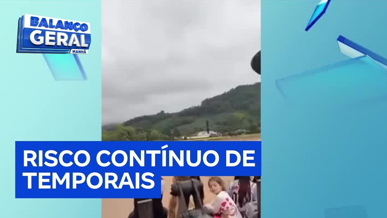 Chuvas fortes provocam prejuízos em cidades de São Paulo e Santa Catarina