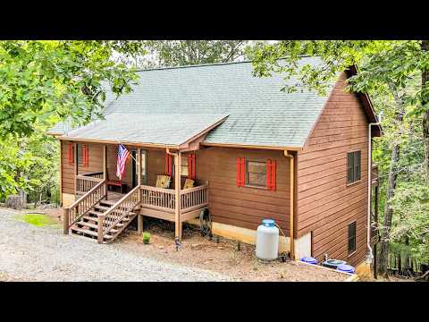 A Cozy Woodland Cabin with a Covered Porch | Peaceful Small Home Design | Lovely Tiny House