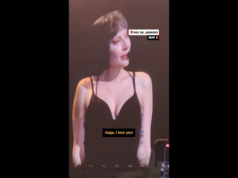 Gaga surprises fans with rehearsal