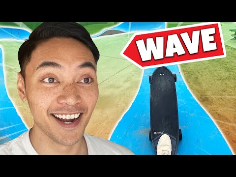 Exway WAVE Electric Skateboard VS Pump Track