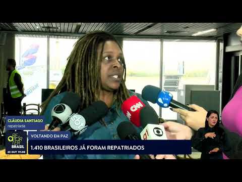 Voltando em paz: 1.410 brasileiros já foram repatriados