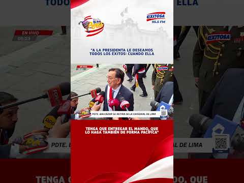 🔴🔵 José Balcázar a Keiko Fujimori: "A la presidenta le deseamos todos los éxitos"