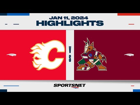NHL Highlights | Flames vs. Coyotes - January 11, 2024