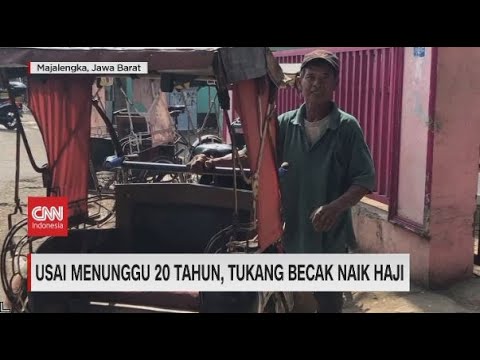 🔴Usai Menunggu 20 Tahun, Tukang Becak Naik Haji