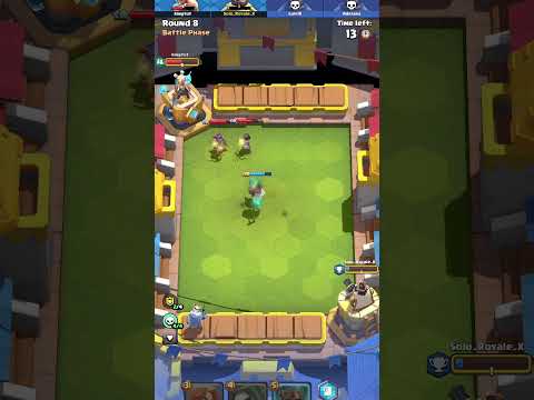 2 vs 1 😭  it's not fair.  😞#clashroyale ##soloroyaleX