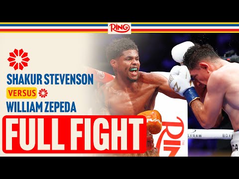 Shakur Stevenson MATCHES William Zepeda’s Energy At RING III | FULL FIGHT