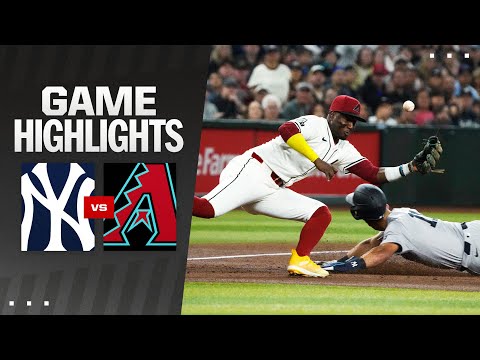 Yankees vs. D-backs Game Highlight (4/1/24) | Game Highlights