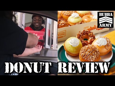 Reviewing Krispy Kreme's NEW Mini Pie Donuts! - #TheBubbaArmy