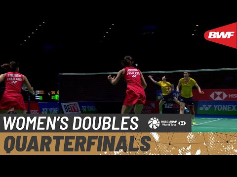 Badminton🏸 YONEX All England Open 2022 | Kititharakul/Prajongjai (THA) [8] vs Zhang/Zheng (CHN) | Quarterfinals