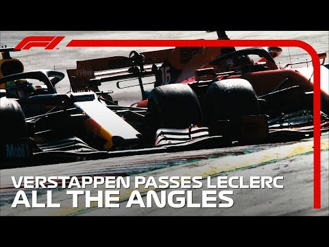 Verstappen's Pass On Leclerc, All The Angles | 2019 Austrian Grand Prix