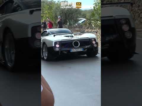 HORACIO PAGANI DRIVES HIS ZONDA F FEW MINUTES BEFORE THE CRASH AT PAGANI RADUNO | 2025 HQ #shorts