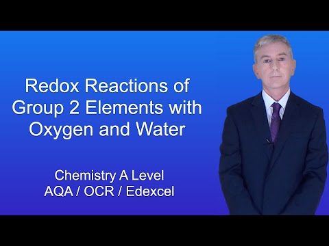 A Level Chemistry Revision “Redox Reactions of Group 2 Elements with Oxygen and Water”.