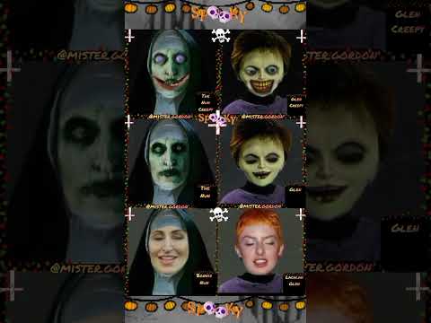 La Monja Creepy Vs Glen Creepy/TikTok Challenge Terror Humor. #shorts YouTube