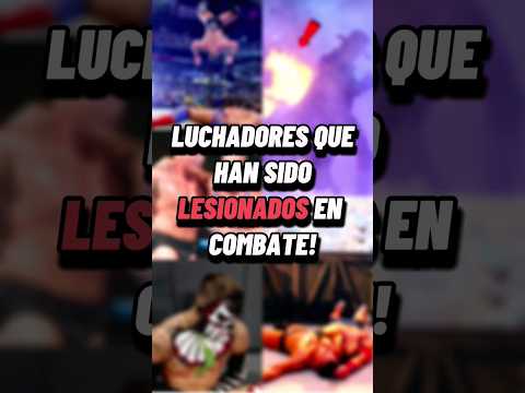 LESIONES SERIAS DURANTE COMBATES DE WWE!! #wwe #viral #wrestling #deportes