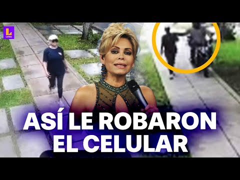 Cámaras de seguridad captan robo a Gisela Valcárcel en San Isidro: Delincuente escapó en moto