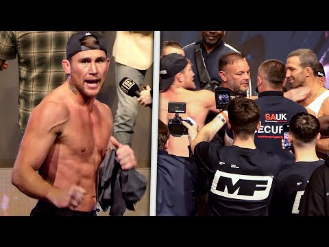 UNCONTROLLABLE DARREN TILL GRABS LUKE ROCKHOLD | FULL FACE OFF | Misfits Boxing