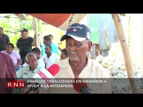 Familias desalojadas en Marañón 4 viven a la intemperie