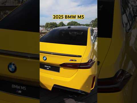 2025 BMW M5 in Speed Yellow