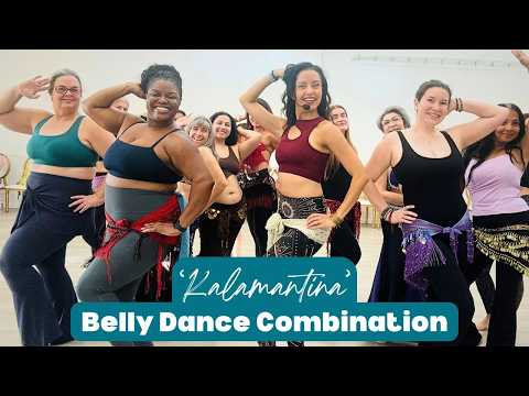 Belly Dance Class: Kalamantina Combination (Step-by-Step)