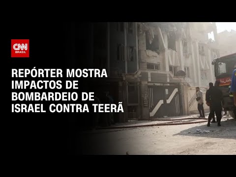 ​Repórter da CNN mostra impactos de bombardeio israelense em Teerã  | BASTIDORES CNN