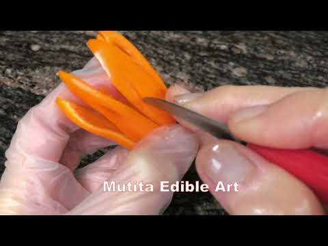 Simple Chilli Star Fish | Beginners Lesson 315 | Mutita Art Of Fruit & Vegetable Carving Youtube
