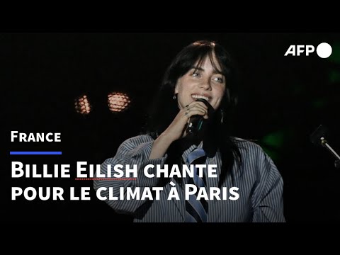 Paris: Eilish et Kravitz sur scène pour le climat | AFP