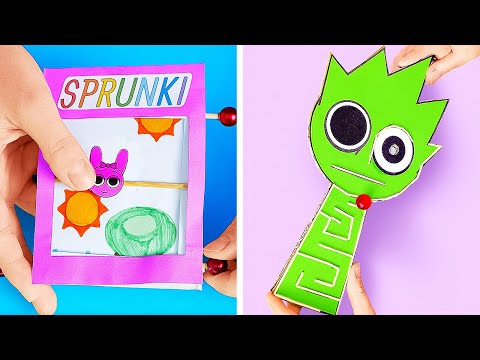 紙だけでスプランキゲームを作る方法 ✂️📄 みんなで楽しむDIY！ 🌀