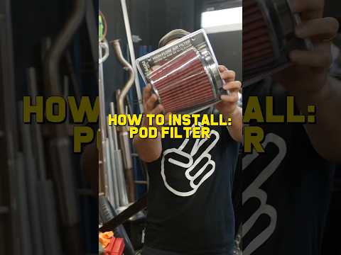 How to Install a Pod filter!