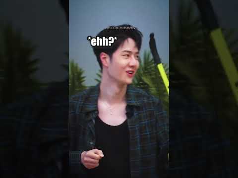 yibo is *shocked* but he's literally good at everything #shorts #yibo #wangyibo