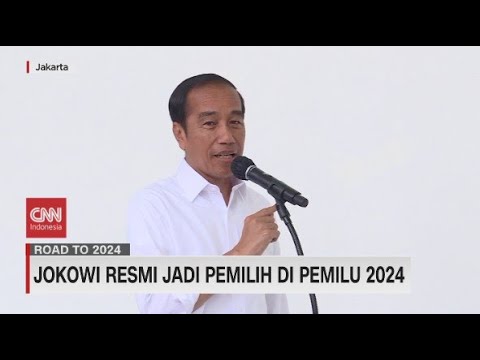 Jokowi Resmi Jadi Pemilih di Pemilu 2024