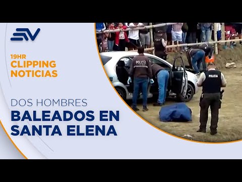 Dos hombres fueron baleados en Santa Elena mientras iban en auto | Televistazo | Ecuavisa