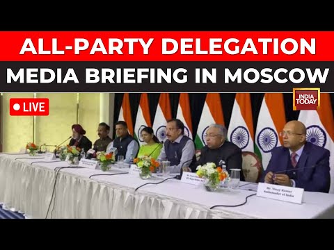 LIVE India's All-party Delegation In Moscow |  DMK MP Kanimozhi Holds PC On Operation Sindoor