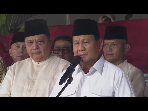 Indonesia's Defense Minister is declared winner of presidential election