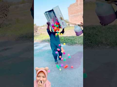 Prank Om Paling Nekat! Bola Dibuang, AirJadi MERAH😱‼️#shorts #dubbing #memes