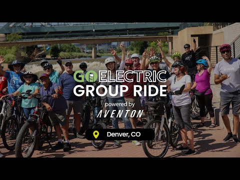 Go Electric Group Ride with Aventon in Denver, Colorado