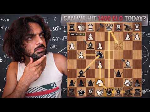Chess Beginner to 1400 today? | The Road to 2000 Continues ♟️